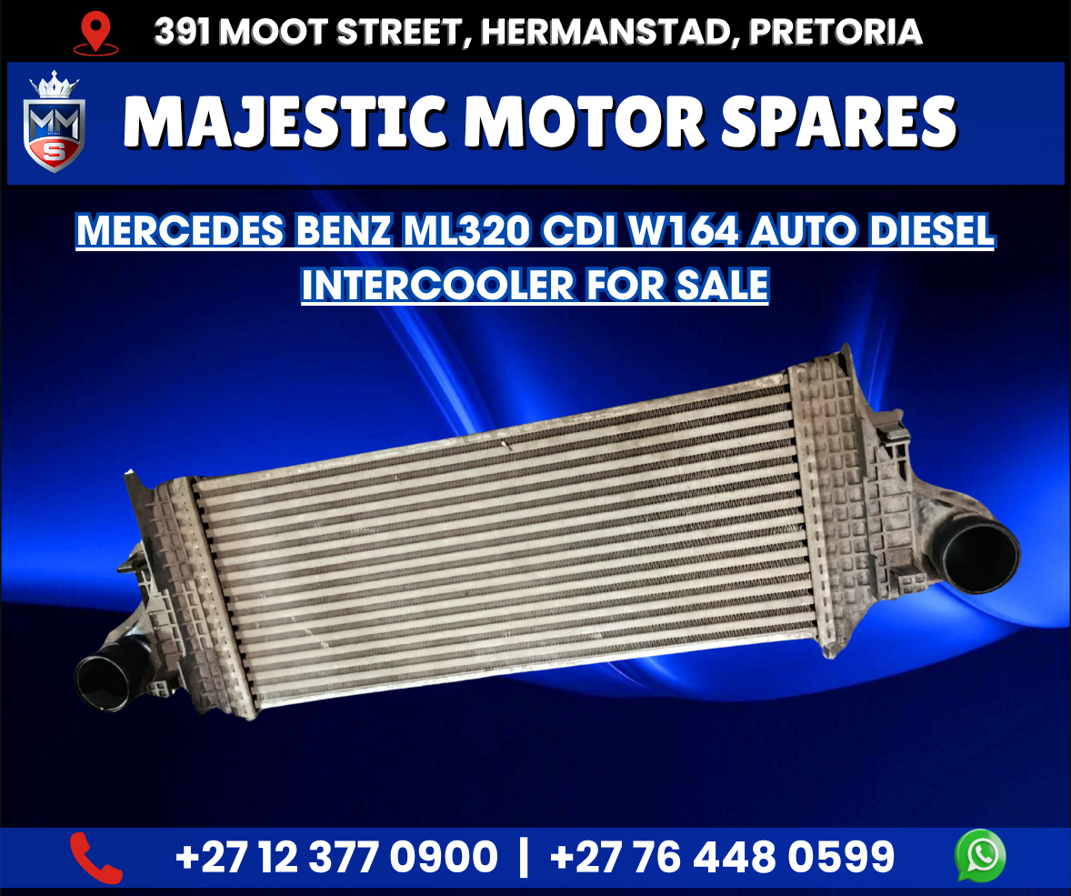 Mercedes-Benz ML320 CDI W164 Auto Diesel Intercooler for Sale – Used - Private Seller