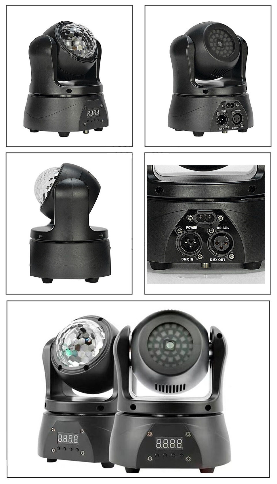 Professional Disco Moving Head Light DMX512 Stage, DJ Party Light. NEW PRODUCTS.