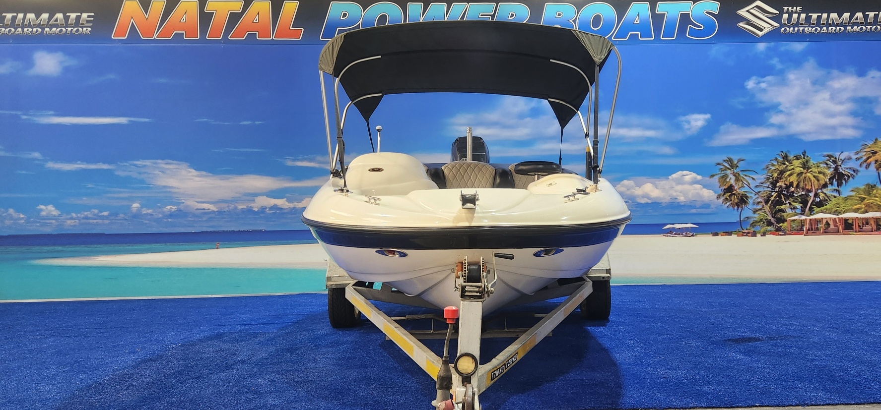 SENSATION 1450 SPORT ON TRAILER 90 HP MERCURY TRIM