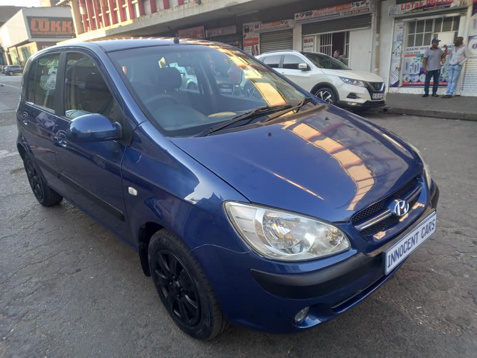 2008 HYUNDAI GETZ 1.4 PETROL, MANUAL, BLUE COLOR