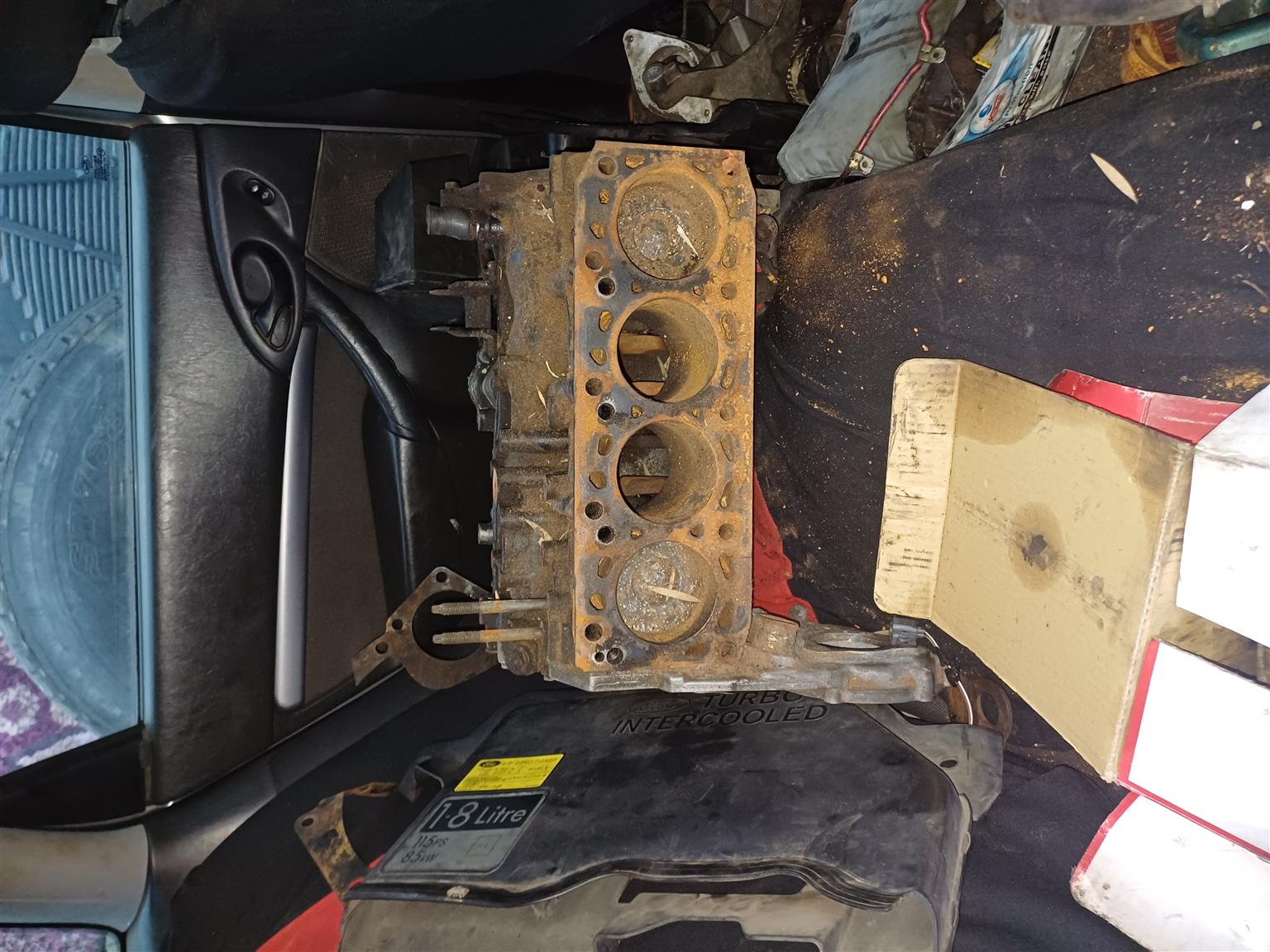 Ford focus 1.8 tdci for repairs or spares.all paper work in order.head recently