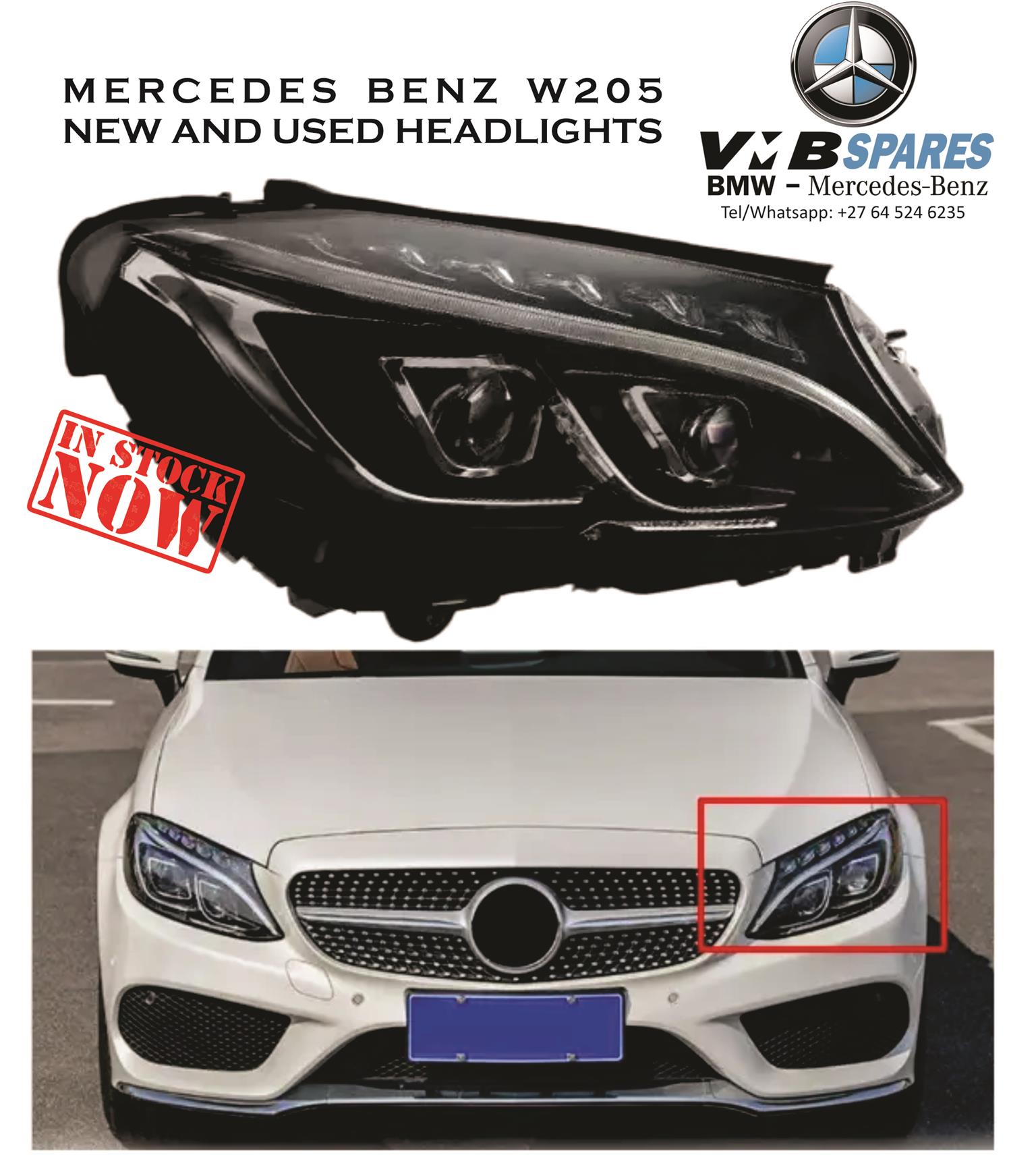 Mercedes Benz C Class W205 Headlights - Private Seller