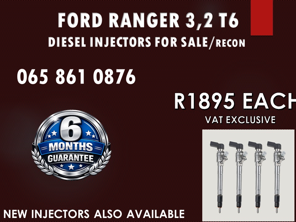 FORD RANGER 3.2 T6 DIESEL INJECTORS FOR SALE - EXCELLENT CONDITION - Private Seller FORD RANGER 3.2 T6 DIESEL INJECTORS FOR SALE - EXCELLENT CONDITION - Private Seller