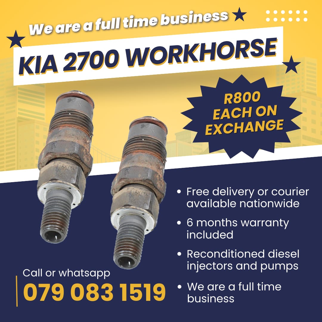 KIA 2500 INJECTORS FOR SALE WITH WARRANTY INCLUDED - Private Seller KIA 2500 INJECTORS FOR SALE WITH WARRANTY INCLUDED - Private Seller