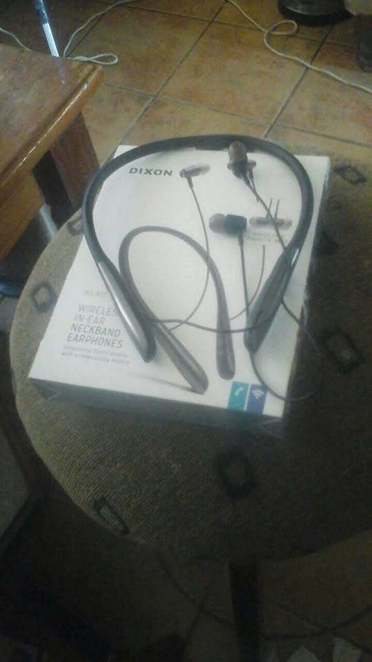 Dixon Wireless in ear Neckband Earphone with memory card slot