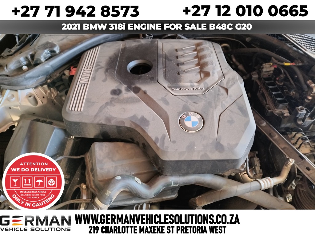 2021 BMW 318i engine for sale b48c G20 petrol