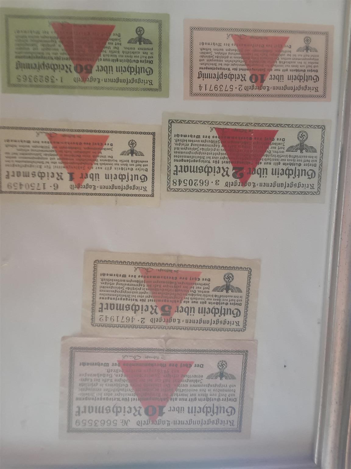 World War 2 German Kriegsgevangenen Lagergeld World War 2 German Kriegsgevangenen Lagergeld