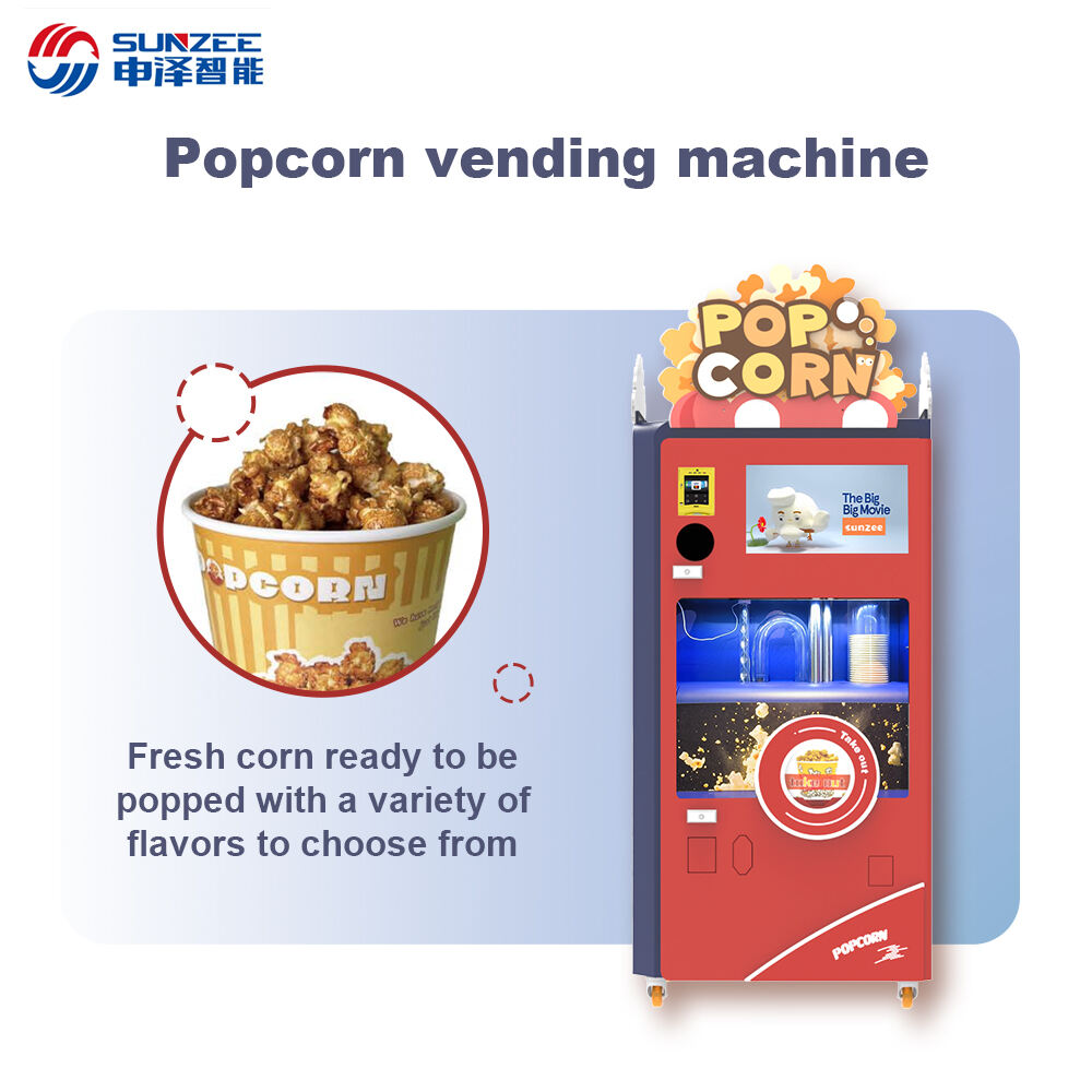 Flavored Popcorn Vending Machine