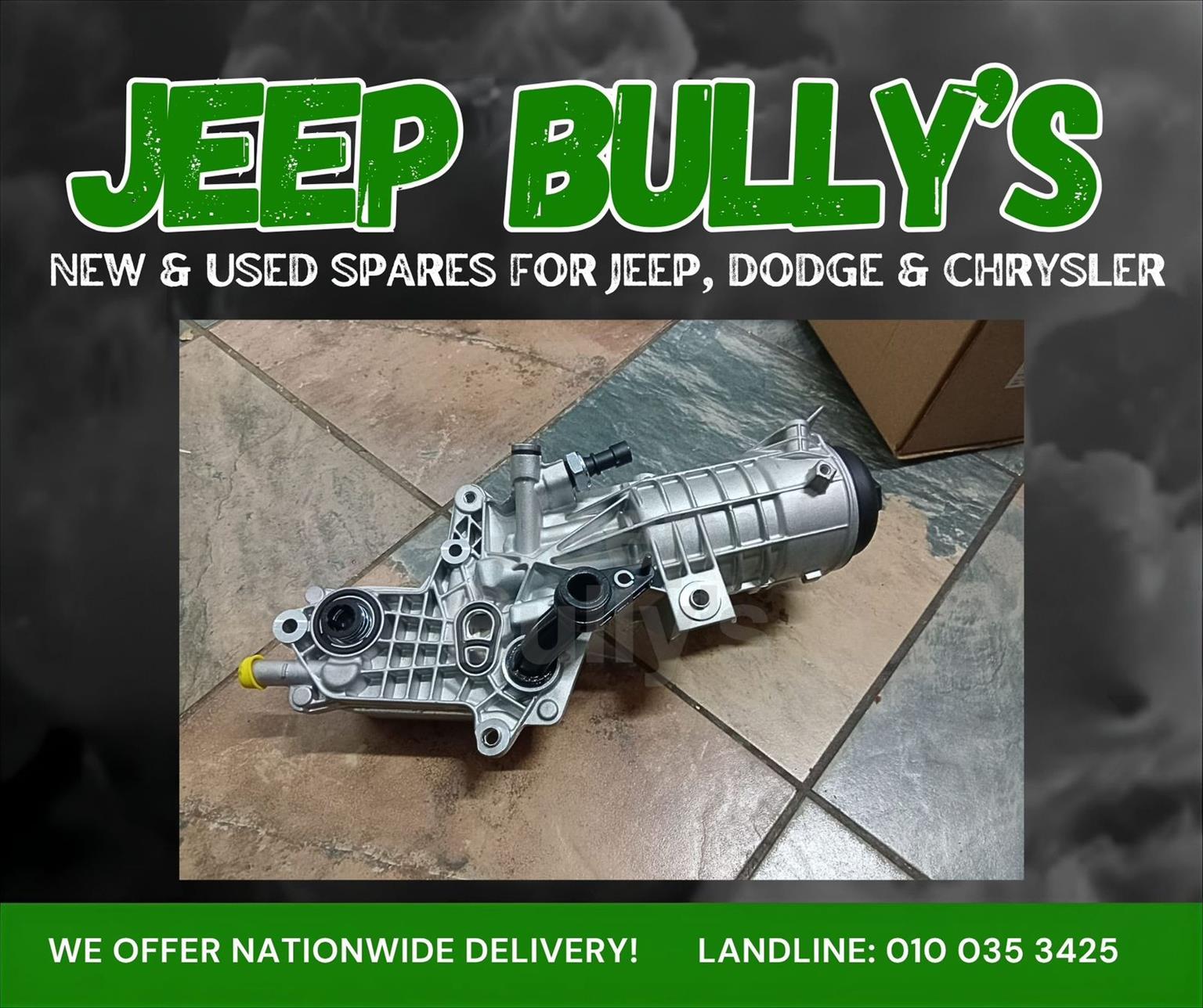 Jeep Wrangler Oil Cooler and Housing - Private Seller Jeep Wrangler Oil Cooler and Housing - Private Seller