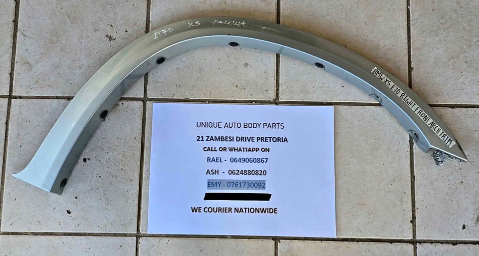 BMW X5 E70 Right Front Wheel Arch