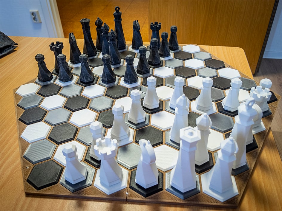 3D Printed Chess Sets