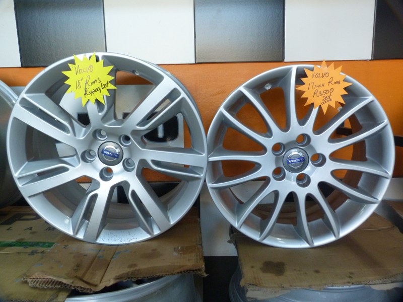 VOLVO RIMS FOR SALE = SET OF 17 INCH & SET OF 18 INCH - Private Seller