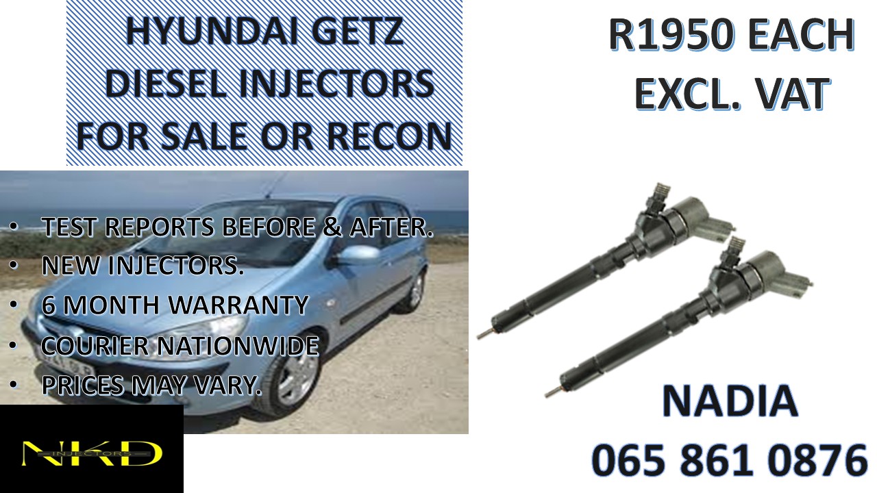 DIESEL INJECTORS FOR SALE FOR HYUNDAI GETZ - RELIABLE - Private Seller DIESEL INJECTORS FOR SALE FOR HYUNDAI GETZ - RELIABLE - Private Seller
