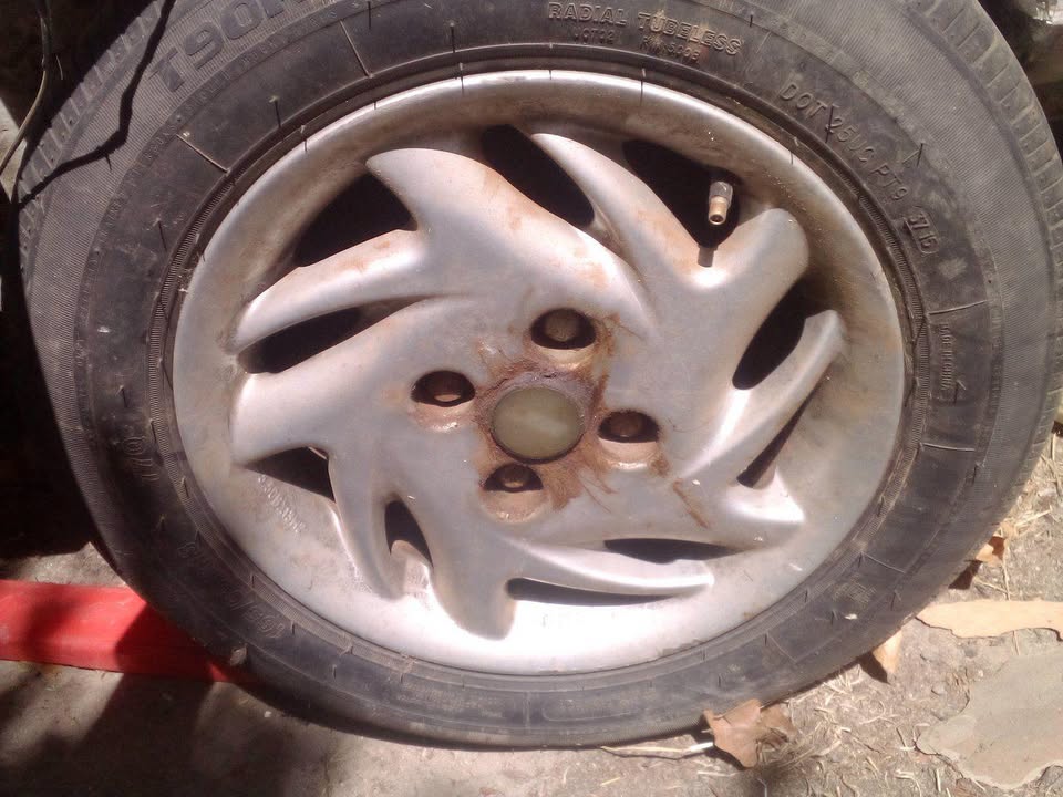 Original fiat seicento alloy wheels and tyres - Private Seller Original fiat seicento alloy wheels and tyres - Private Seller