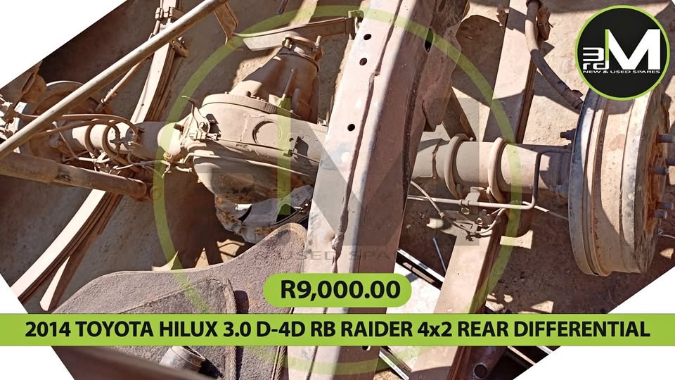 2014 TOYOTA HILUX 3.0 D 4D RB RAIDER 4×2 REAR DIFFERENTIAL MV0678
