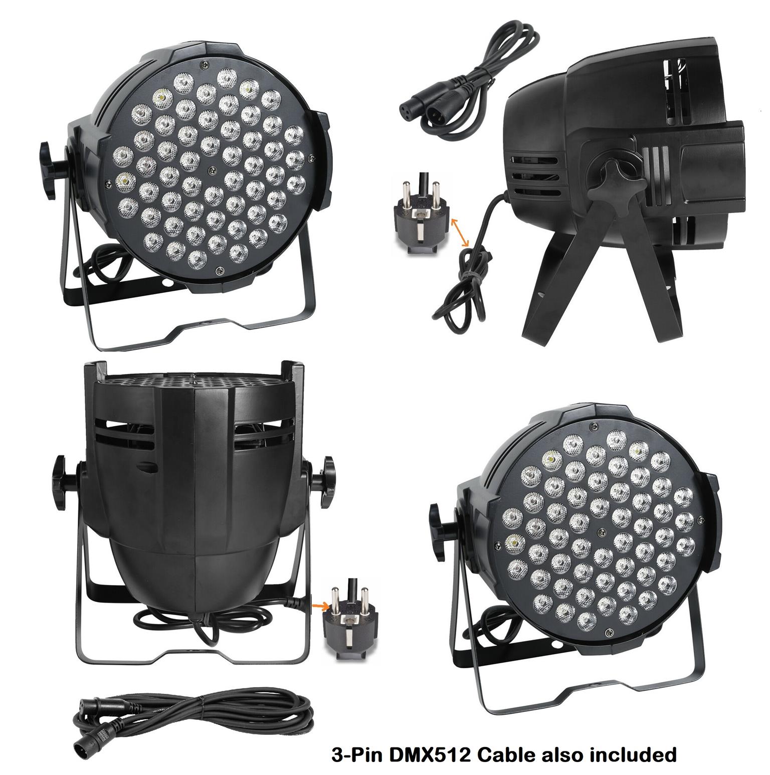 Professional Disco Stage DJ Party Wash LED Light DMX512 PARCAN RGBWA. Brand NEW