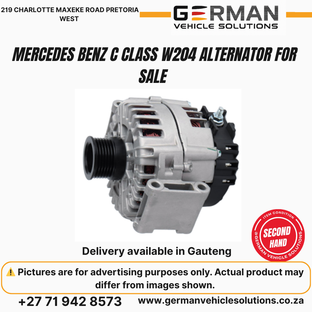 Mercedes C class W204 alternator for sale used - Private Seller Mercedes C class W204 alternator for sale used - Private Seller