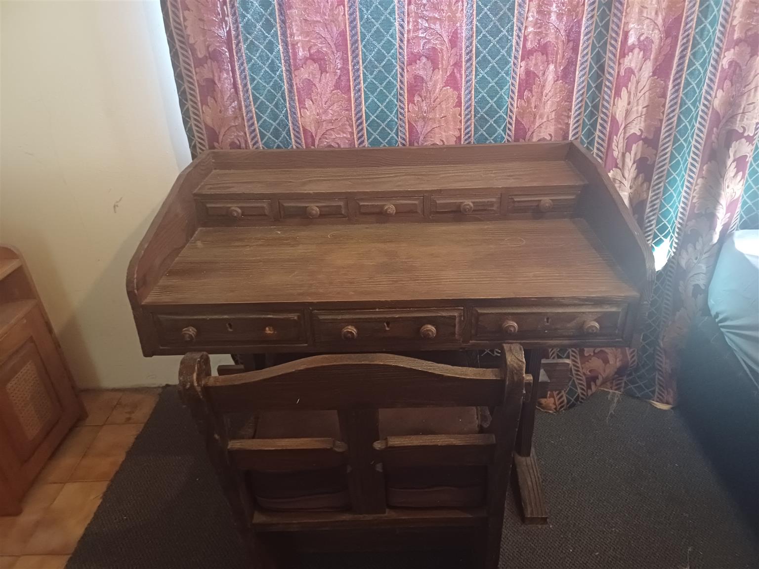 Antique Desk and Chair set for sale Antique Desk and Chair set for sale