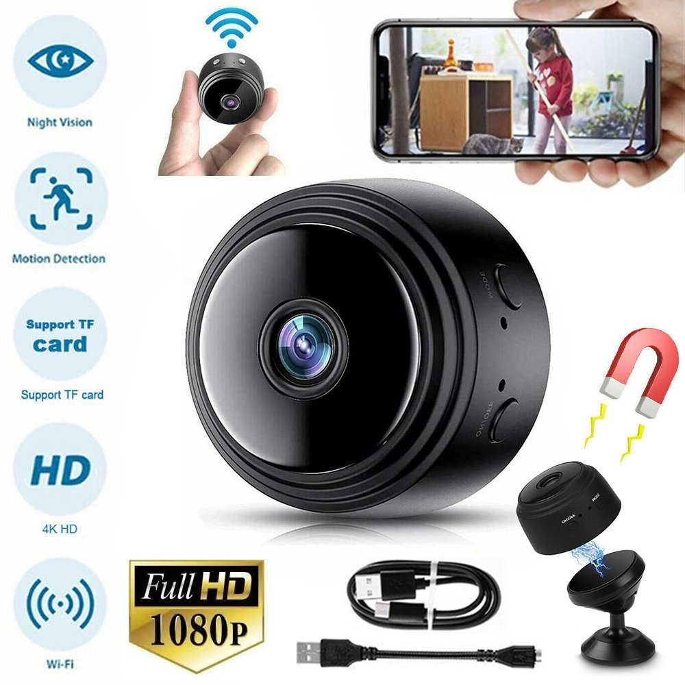 Miniature Spy Camera Portable HD1080P with Night Vision Motion Sensor + more NEW