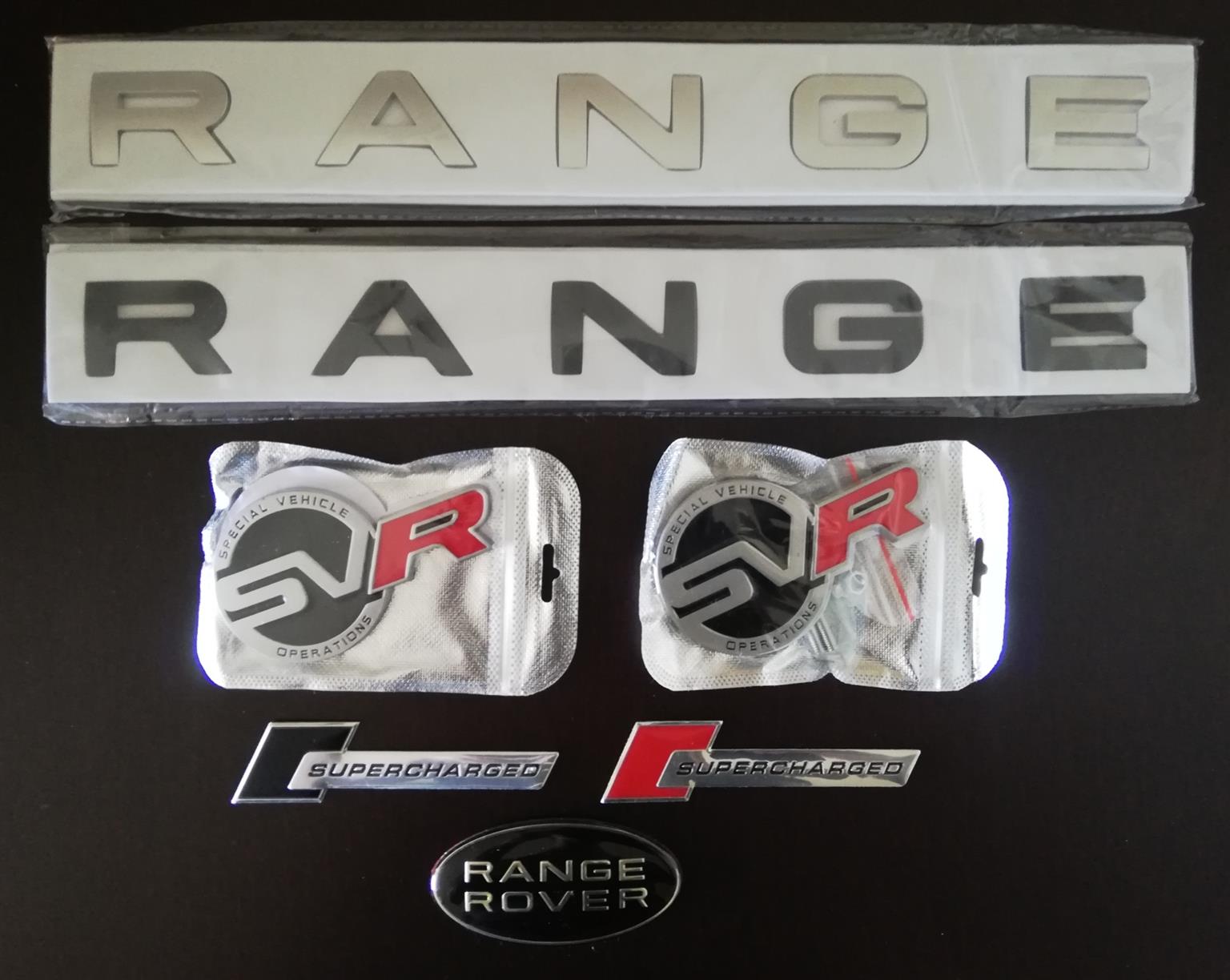Range Rover Evoque stickers badges emblems - Private Seller