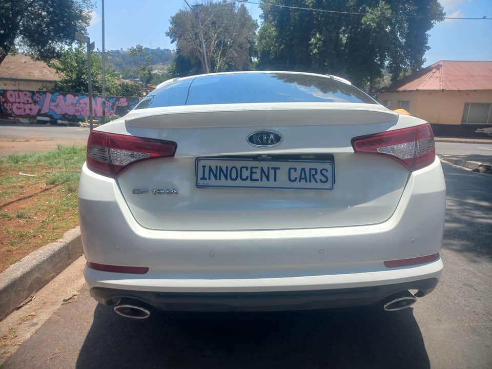 2013 KIA OPTIMA SEDAN 2.4 PETROL, AUTOMATIC, WHITE COLOR, MILEAGE 77000KMS