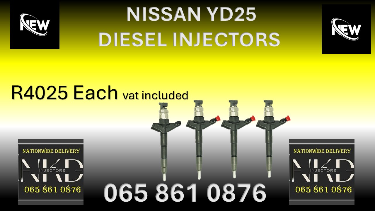 NEW DIESEL INJECTORS FOR SALE FOR NISSAN NAVARA YD25 - Private Seller NEW DIESEL INJECTORS FOR SALE FOR NISSAN NAVARA YD25 - Private Seller