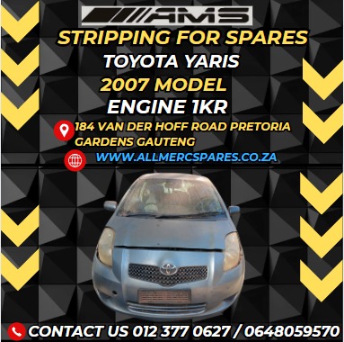 STRIPPING TOYOTA YARIS 2007 FOR SPARES - Private Seller STRIPPING TOYOTA YARIS 2007 FOR SPARES - Private Seller