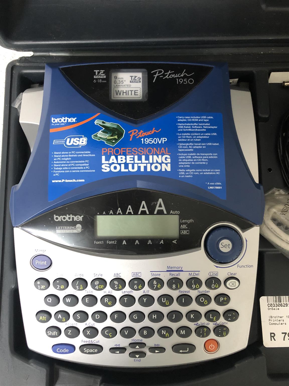 Label Printer Brother P-Touch 1950 - C033062919-2