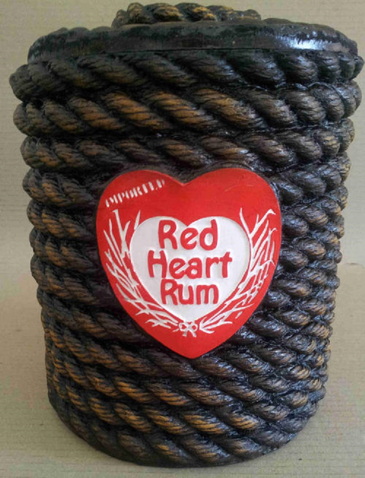 Ice Bucket: Red Heart Premium Rum. Brand New Product.