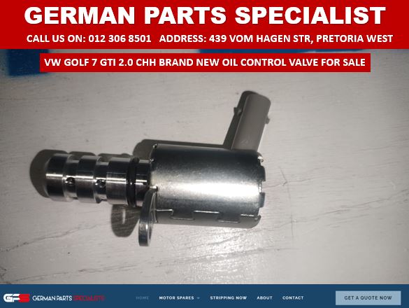 VW GOLF 7 GTI 2.0 CHH BRAND NEW OIL CONTROL VALVES FOR SALE - Private Seller