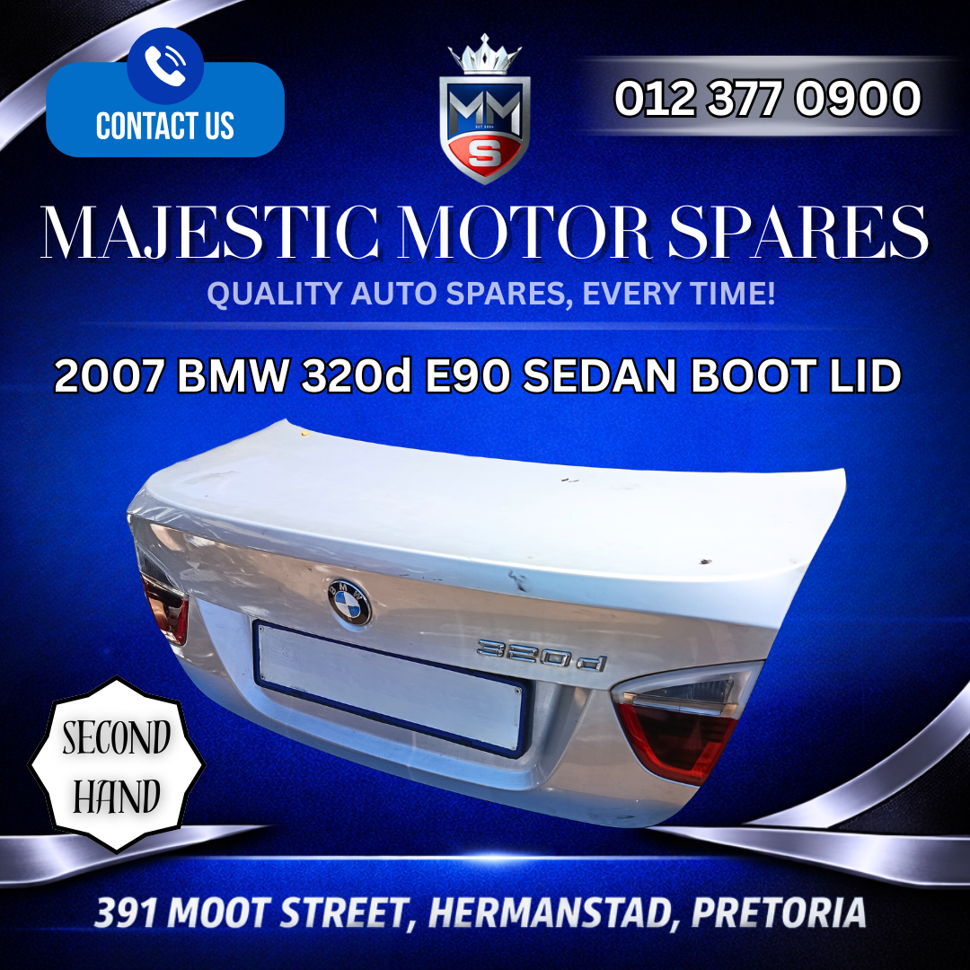 2007 BMW 320d E90 Sedan Boot Lid – Used | For Sale - Private Seller 2007 BMW 320d E90 Sedan Boot Lid – Used | For Sale - Private Seller