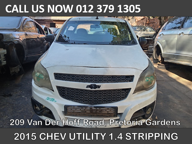 2015 CHEV UTILITY 1.4 MANUAL STRIPPING FOR SPARES - Private Seller 2015 CHEV UTILITY 1.4 MANUAL STRIPPING FOR SPARES - Private Seller