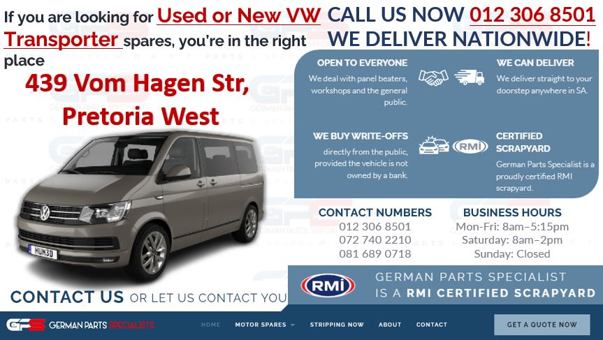 VW Transporter New And Used Spare Parts For Sale - Private Seller VW Transporter New And Used Spare Parts For Sale - Private Seller