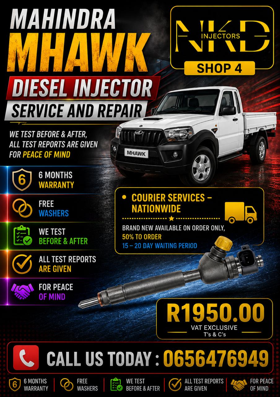 Mahindra_MHAWK_Diesel_Injectors_On_Recon - Private Seller Mahindra_MHAWK_Diesel_Injectors_On_Recon - Private Seller