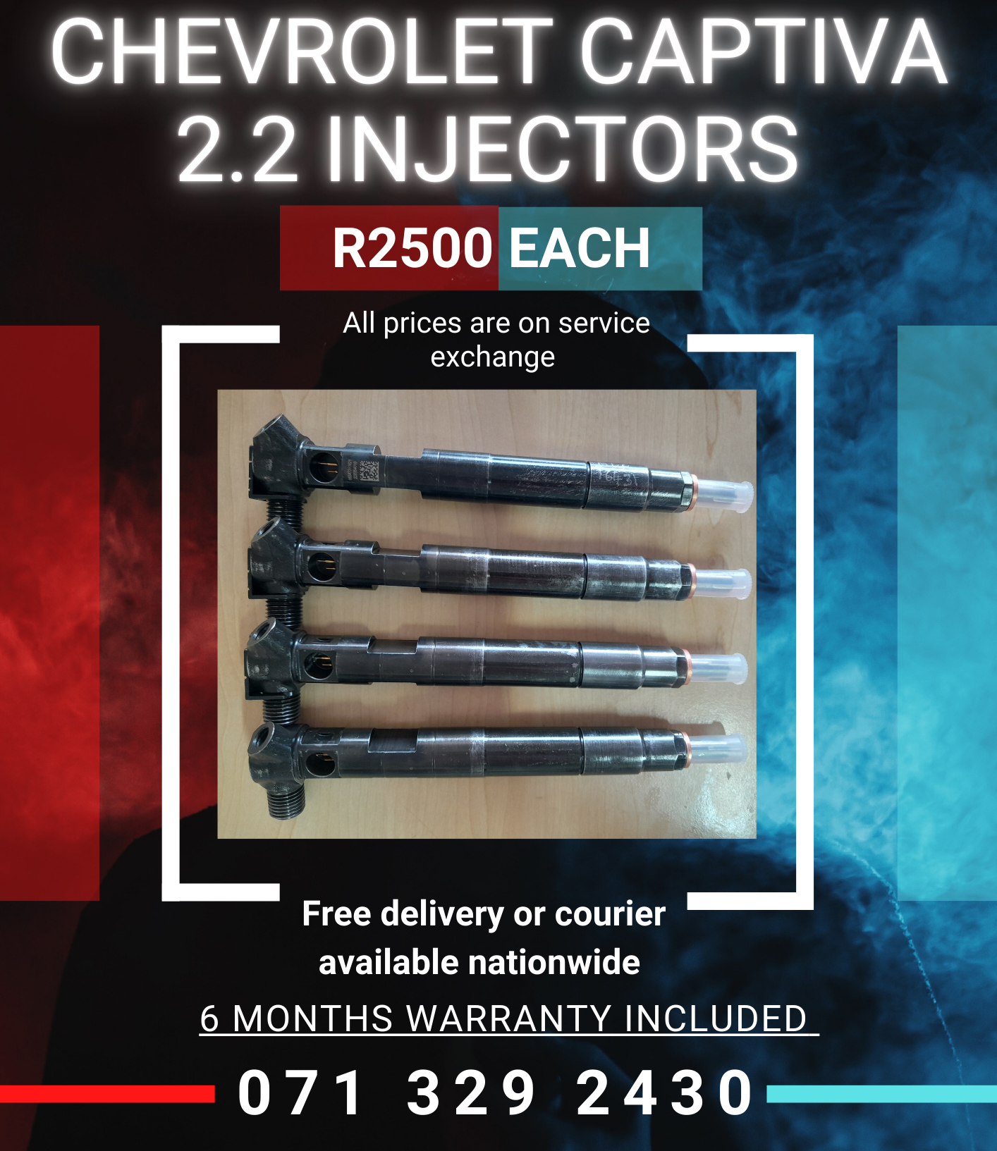 CHEVROLET CAPTIVA 2.2 INJECTORS FOR SALE WITH WARRANTY - Private Seller CHEVROLET CAPTIVA 2.2 INJECTORS FOR SALE WITH WARRANTY - Private Seller