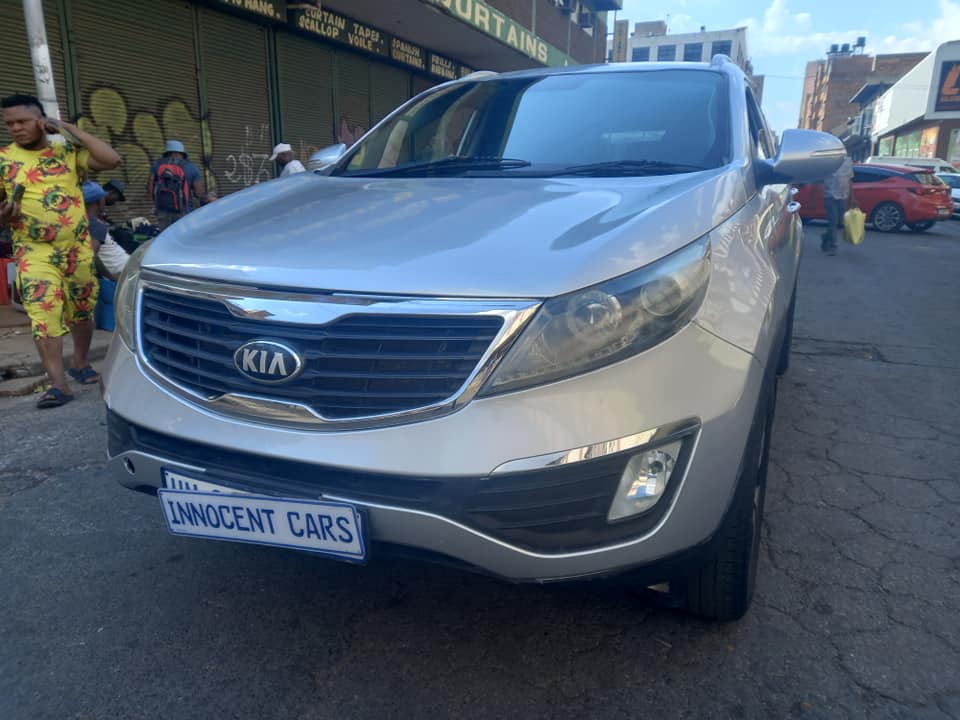 2012 KIA SPORTAGE 2.0 PETROL, AUTOMATIC 4X4, SILVER COLOUR, MILEAGE 104000KM