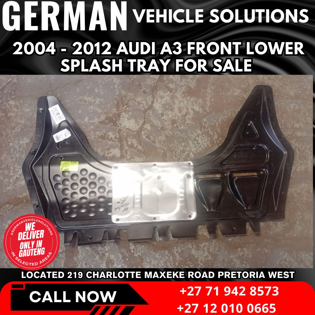 2004–2012 Audi A3 Front Lower Splash Tray for Sale - Private Seller 2004–2012 Audi A3 Front Lower Splash Tray for Sale - Private Seller