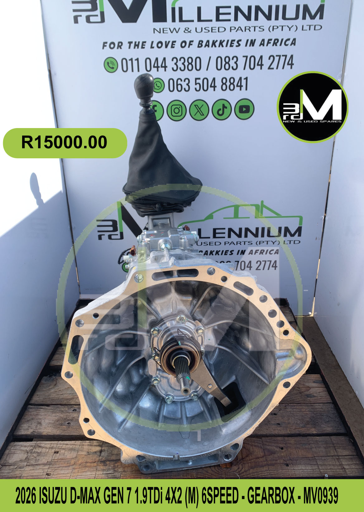 GEARBOX- MANUAL - ISUZU D-MAX GEN 7 - Private Seller GEARBOX- MANUAL - ISUZU D-MAX GEN 7 - Private Seller