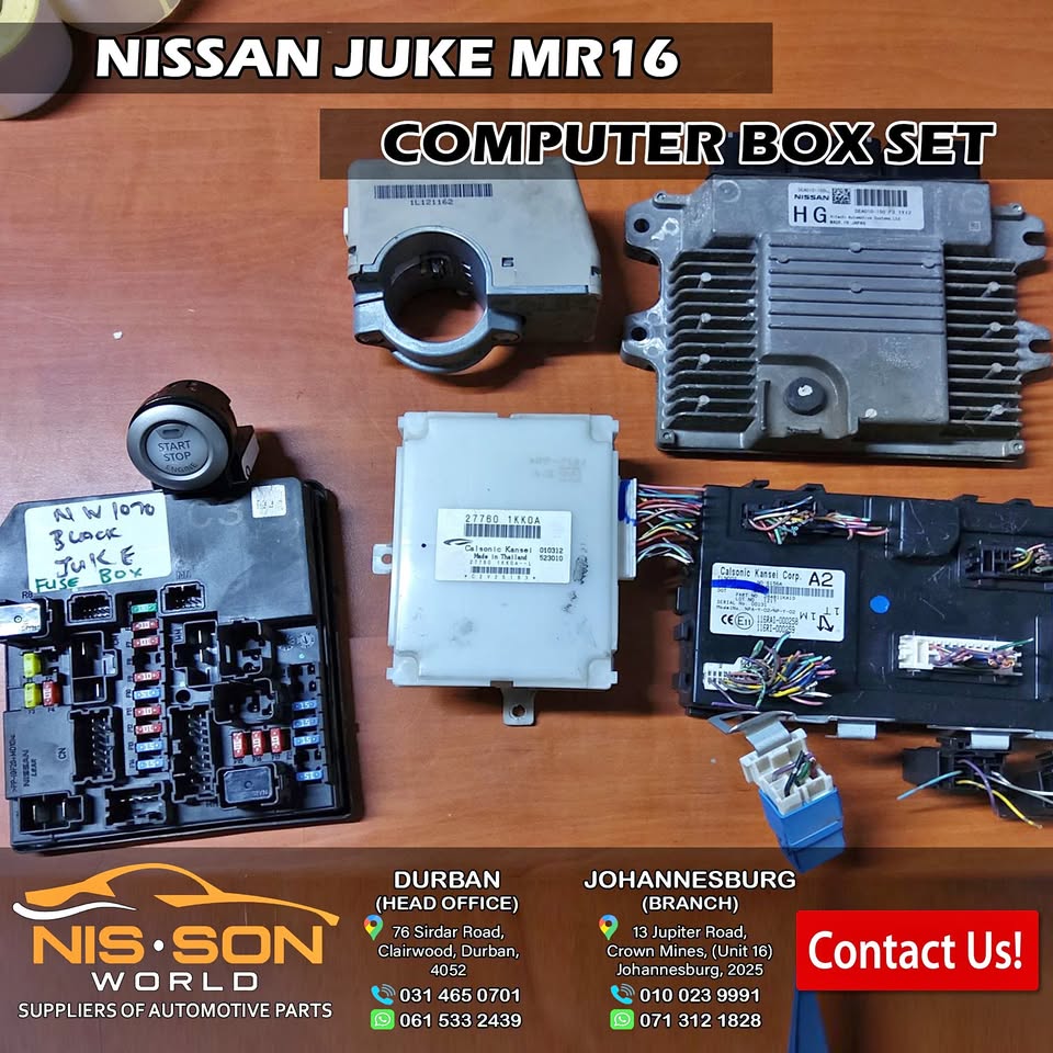 NISSAN JUKE MR16 COMPUTER BOX SET - Private Seller NISSAN JUKE MR16 COMPUTER BOX SET - Private Seller