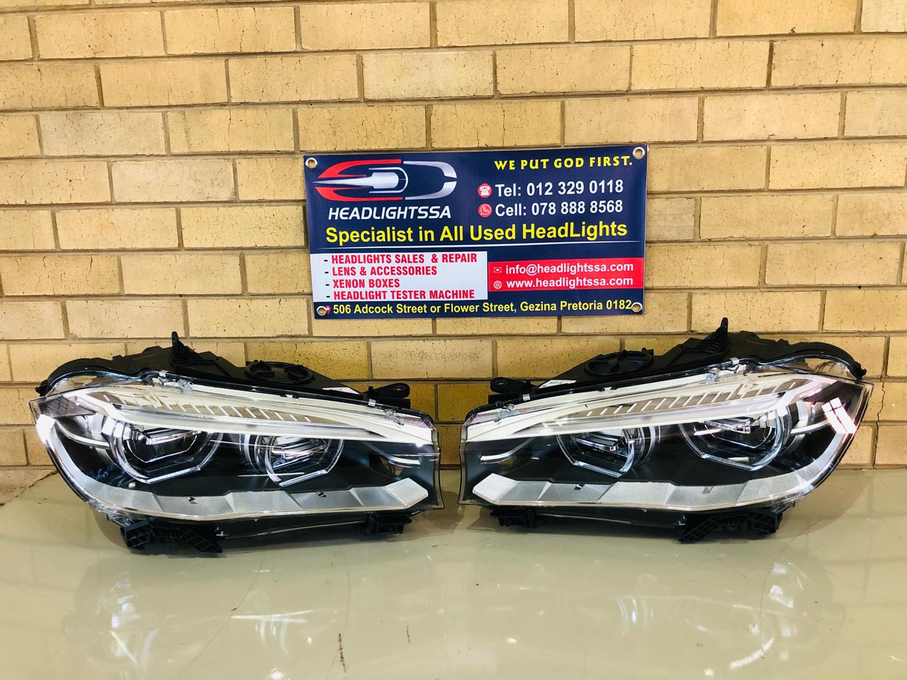BMW F15 X5 left and right side adaptive LED xenon headlights - Private Seller