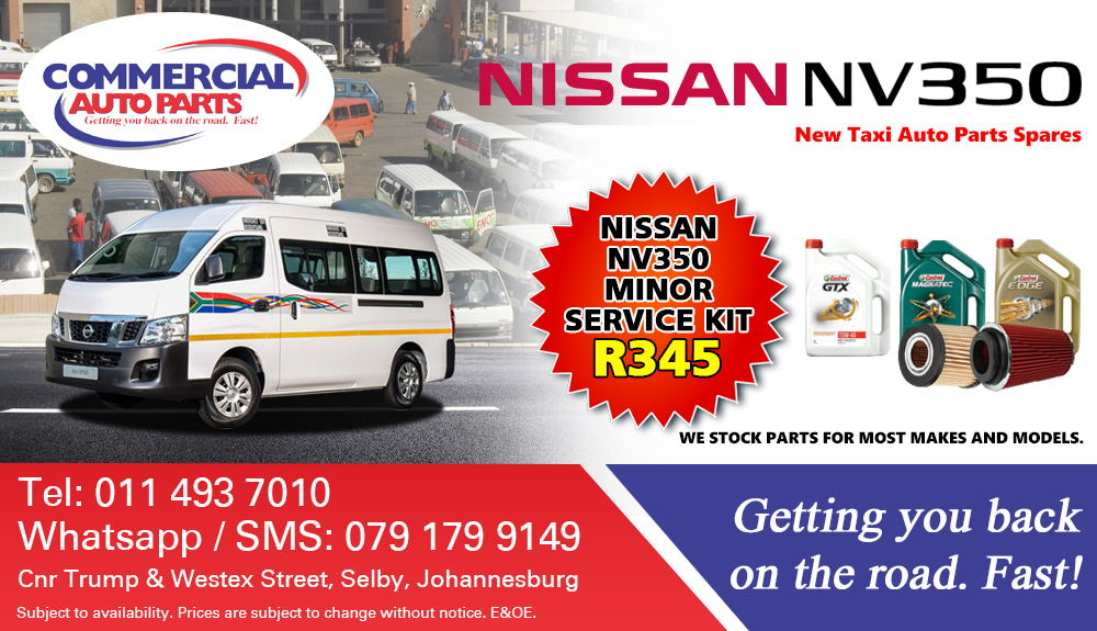 Service Kits For Nissan Nv350 Impendulo For Sale.