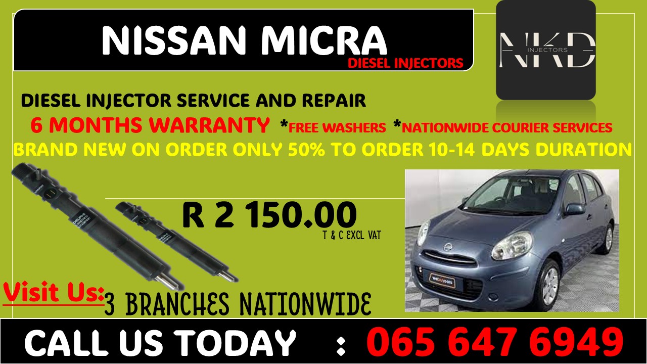 NISSAN MICRA 1.5 DIESEL INJECTORS - Private Seller NISSAN MICRA 1.5 DIESEL INJECTORS - Private Seller