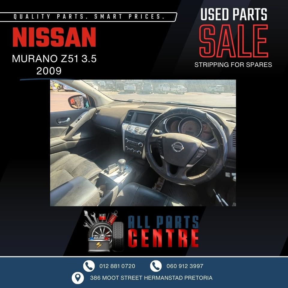 Nissan Murano Z51 V6 3.5 VQ35 Petrol - Stripping for Spares - Private Seller Nissan Murano Z51 V6 3.5 VQ35 Petrol - Stripping for Spares - Private Seller