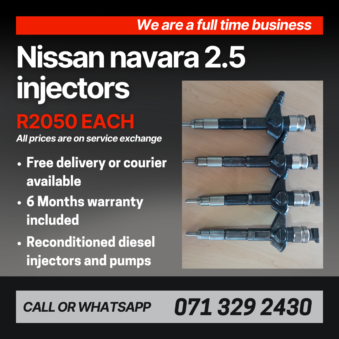 NISSAN NAVARA 2.5 INJECTORS FOR SALE WITH WARRANTY - Private Seller NISSAN NAVARA 2.5 INJECTORS FOR SALE WITH WARRANTY - Private Seller