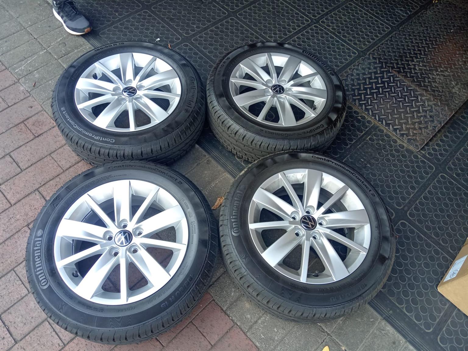 OEM 15" VW POLO 2026 TOSA Rims With continental tyre's Brand new. - Private Seller OEM 15" VW POLO 2026 TOSA Rims With continental tyre's Brand new. - Private Seller