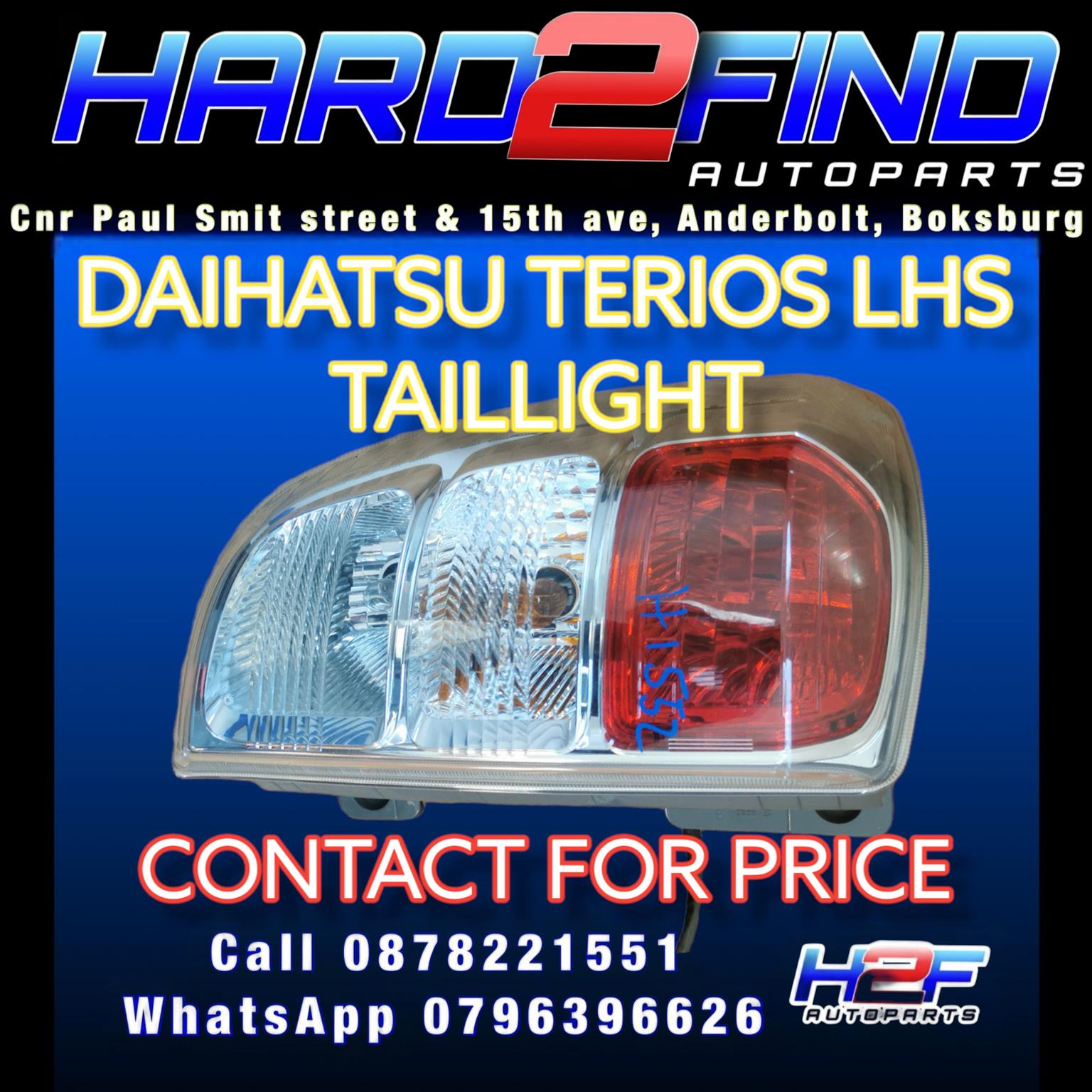 DAIHATSU TERIOS LHS TAIL LIGHT - Private Seller