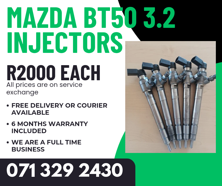 MAZDA BT50 3.2 DIESEL INJECTORS FOR SALE WITH WARRANTY - Private Seller
