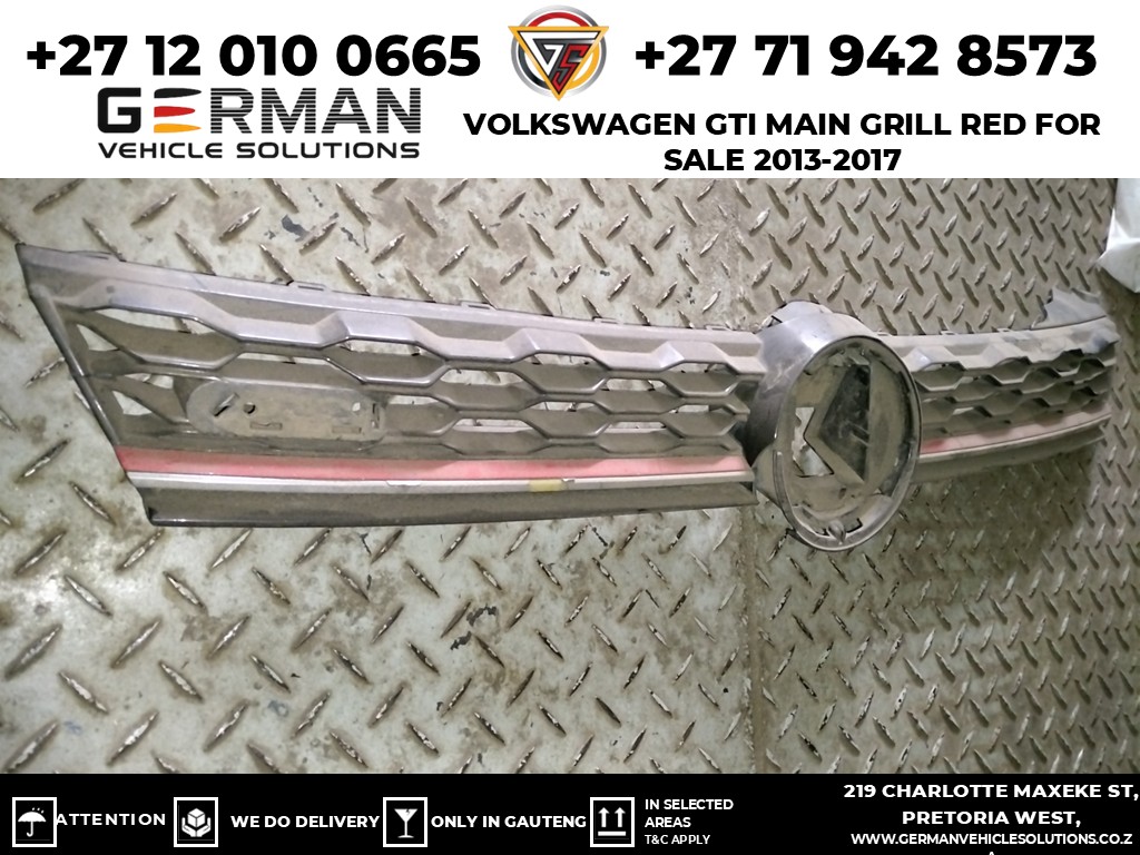 VW gti red line main grill 2013–2017 original second hand for sale