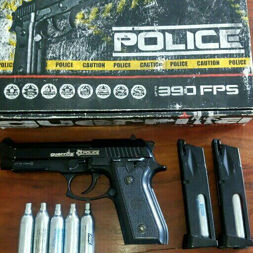 Police Guerrilla 177 CAL, 4.5mm gas bb gun