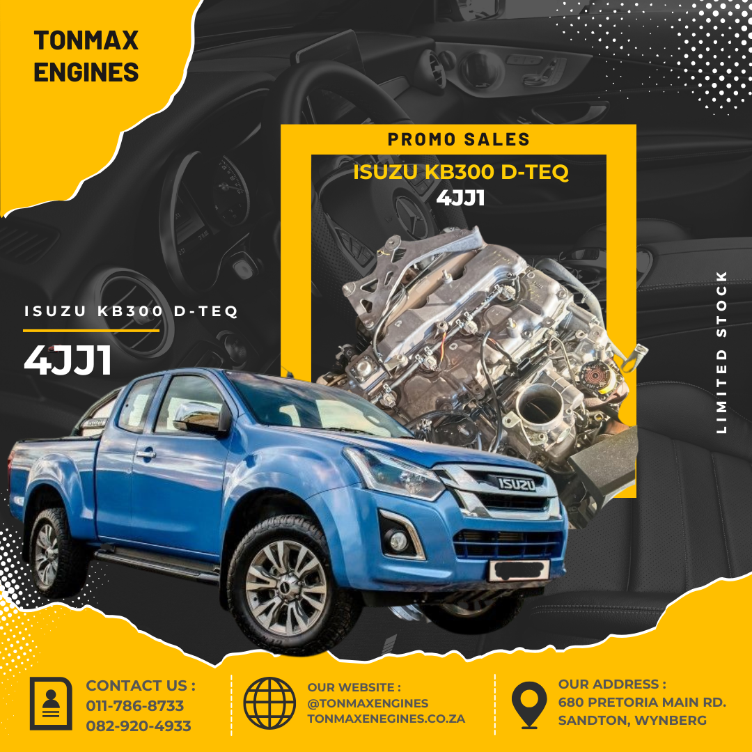 Isuzu KB300 D-TEQ 4JJ1 Engines for Sale Isuzu KB300 D-TEQ 4JJ1 Engines for Sale